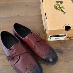 Dr. Martens Cherry Red Leather Oxfords